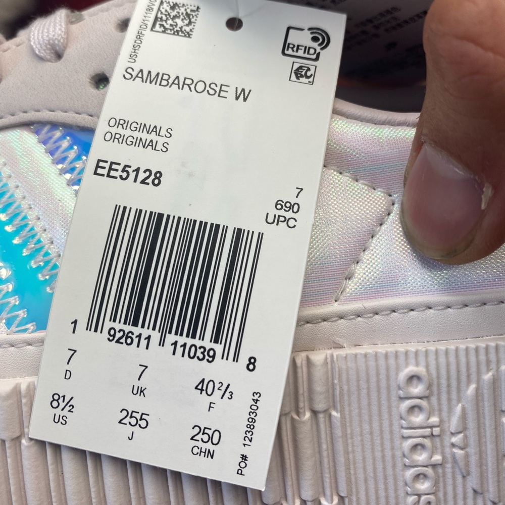 🆕 Adidas Sambarose Out Loud Orchid Tint - W 8.5 - Picture 9 of 10